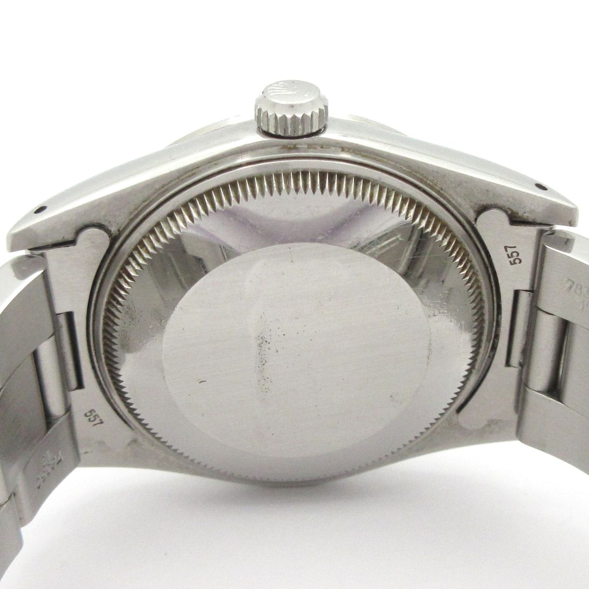 Rolex Watch Oyster Perpetual Date SS Plastic Crystal 13 Frames Silver — view 5