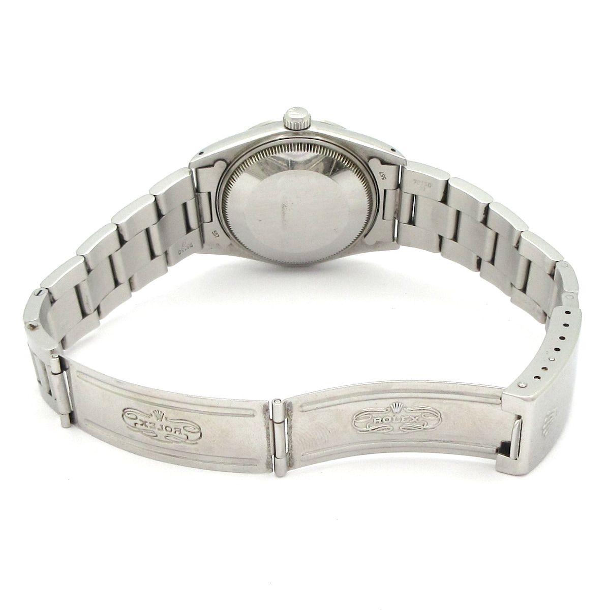 Rolex Watch Oyster Perpetual Date SS Plastic Crystal 13 Frames Silver — view 7