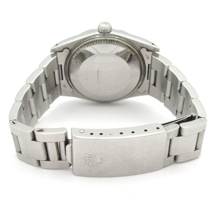 Rolex Watch Oyster Perpetual Date SS Plastic Crystal 13 Frames Silver — view 6
