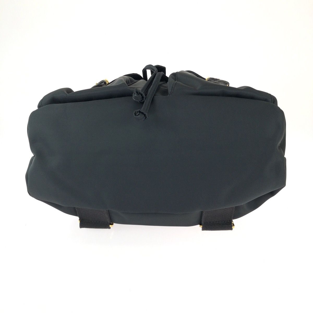 Versace Vintage Medusa Black Gold Nylon Backpack — view 8