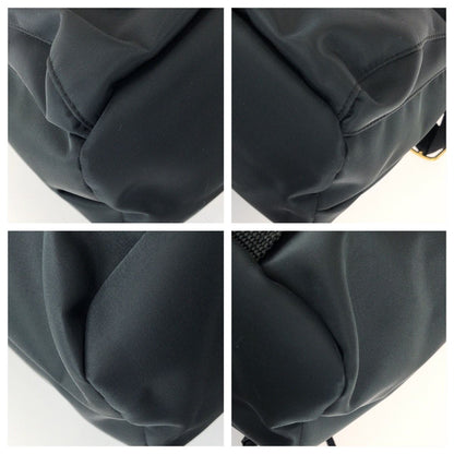 Versace Vintage Medusa Black Gold Nylon Backpack — view 3