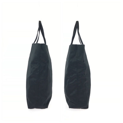Prada Black Silver Satin Tote Bag — view 8