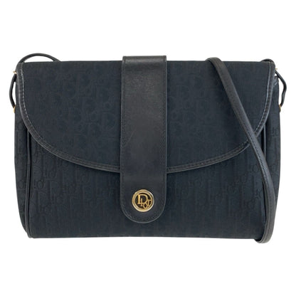 Dior Vintage Trotter Black Shoulder Bag Pochette