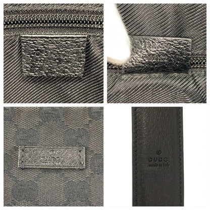 Gucci Black GG Canvas Shoulder Bag — view 3