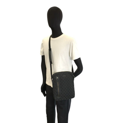 Gucci Black GG Canvas Shoulder Bag — view 5