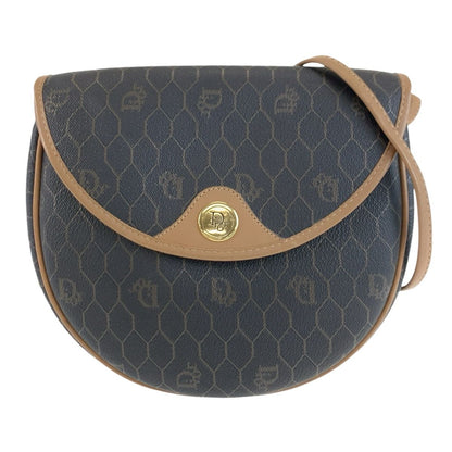 Dior Vintage Honeycomb Brown Shoulder Bag Pochette