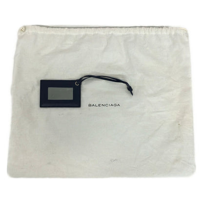 Balenciaga Clutch Navy Quilted Leather — view 8