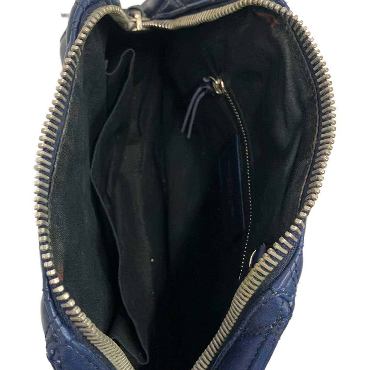 Balenciaga Clutch Navy Quilted Leather — view 7