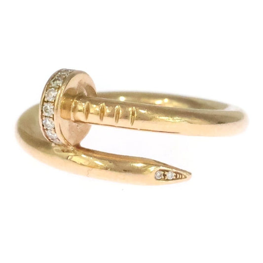 Cartier Juste un Clou Diamond Ring 750 18K Pink Gold
