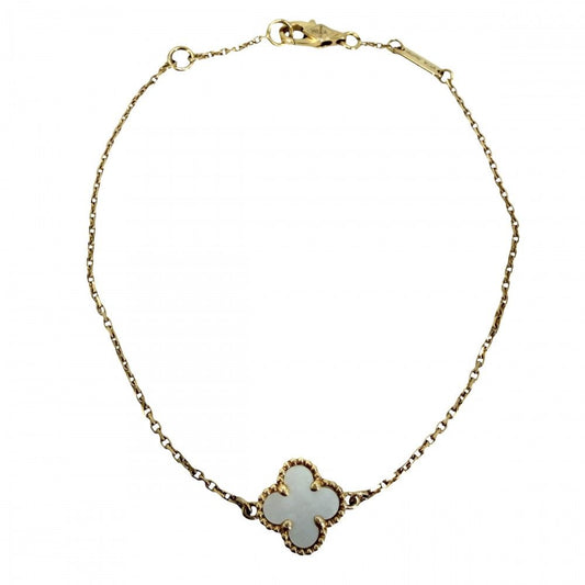 Van Cleef & Arpels For Bre Sweet Alhambra Star Gold Mother of Pearl Vintage