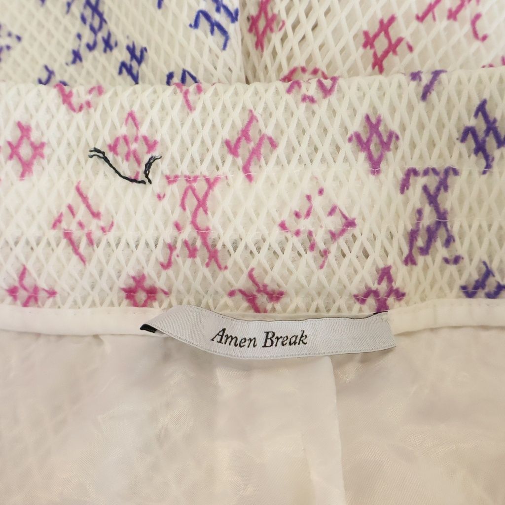 Louis Vuitton Gradient Monogram Mesh Shorts Multi — view 6