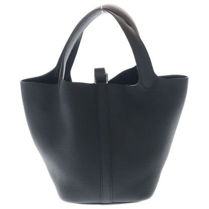 Hermes Picotin Lock PM Noir Taurillon Clemence Cadena Key Handbag — view 2