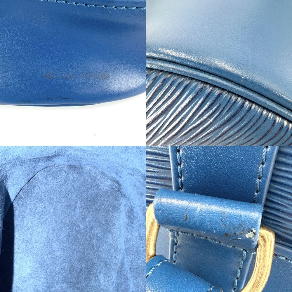 Louis Vuitton Shoulder Bag Randonnee PM Epi Leather Blue Gold Vintage — view 6