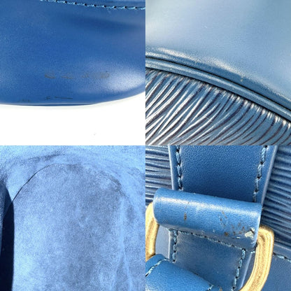 Louis Vuitton Shoulder Bag Randonnee PM Epi Leather Blue Gold Vintage — view 6