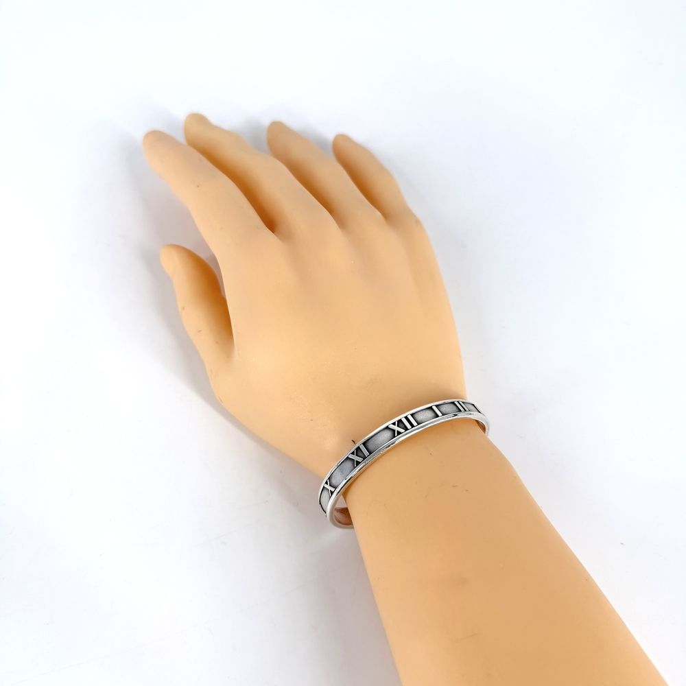 Tiffany & Co Bangle Brace Atlas Accreasing Sari 925 Sterling Silver Vintage — view 3