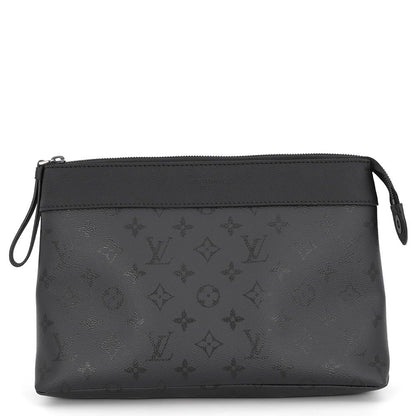 Louis Vuitton Clutch Monogram Midnight Pochette Voyage Souple Black