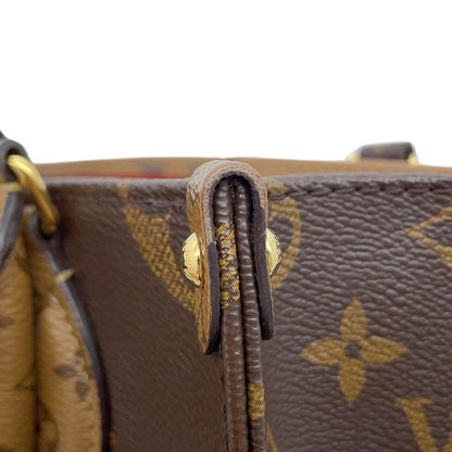 Louis Vuitton Monogram Reverse Giant On The Go PM 2-Way Tote Bag — view 7