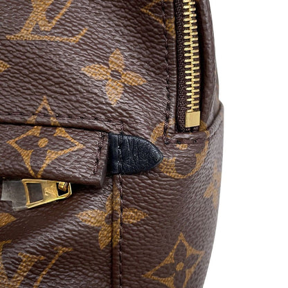 Louis Vuitton Backpack Monogram Palm Spring Mini Bag Black — view 8