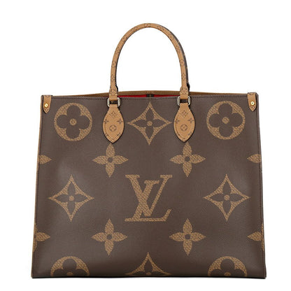 Louis Vuitton Tote Monogram Reverse Giant On The Go GM 2-Way Shoulder Bag