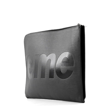 Louis Vuitton Clutch Epi Supreme Pochette Jules GM Black — view 2