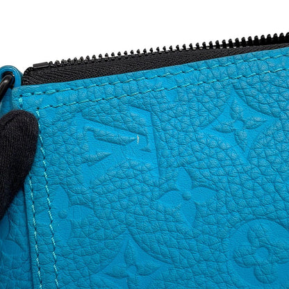 Louis Vuitton Shoulder Bag Monogram Taurillon Triangle Messenger Sakamidosuji — view 8