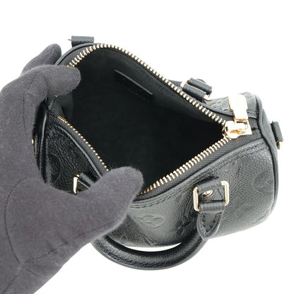 Louis Vuitton Monogram Empreinte Nano Speedy 2-Way Black Handbag — view 6