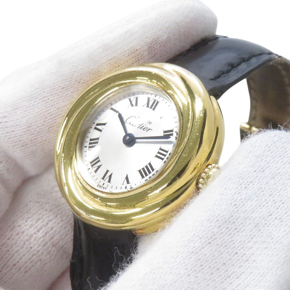Cartier Must Trinity Vermeil Watch Silver Dial Quartz — view 4