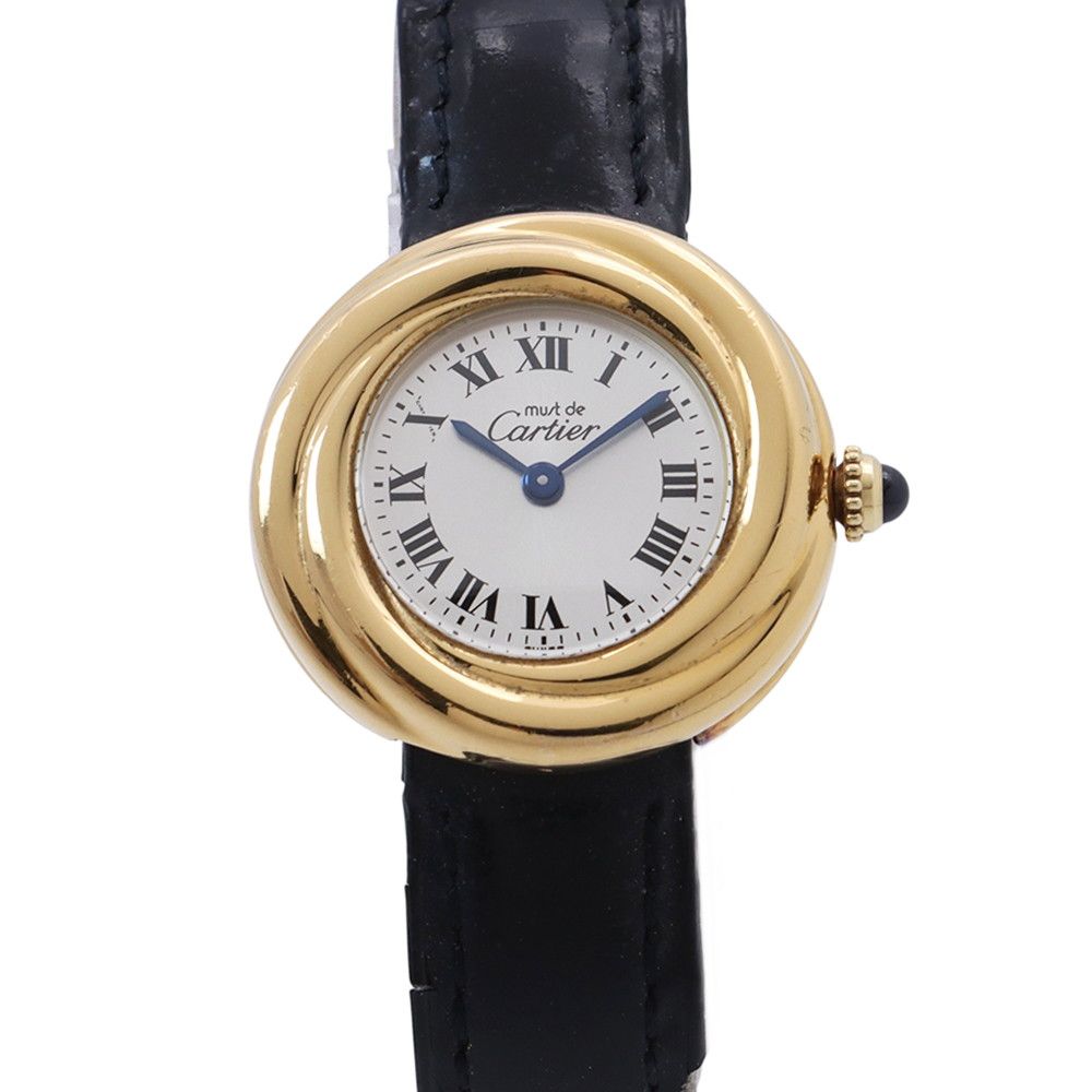 Cartier Must Trinity Vermeil Watch Silver Dial Quartz