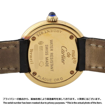 Cartier Must Trinity Vermeil Watch Silver Dial Quartz — view 3