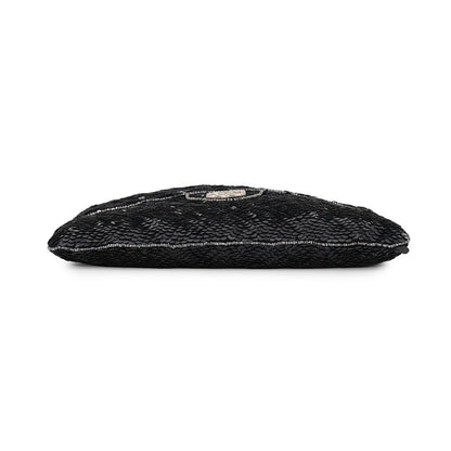 Chanel Handbag Mini CC Logo Sequin Beads Rhinestone Bag Black — view 3