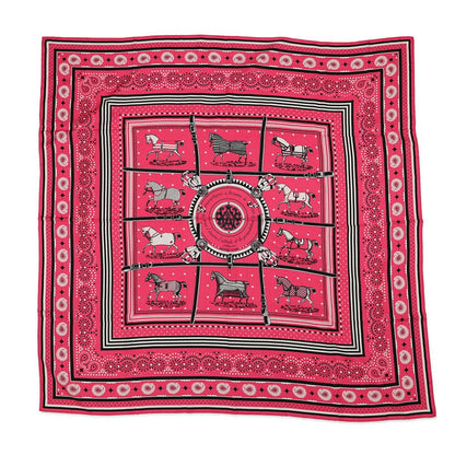 Hermes Shawl Carre 140 Geant Horsewear Bandana Couvertures Et Tenues de Jour