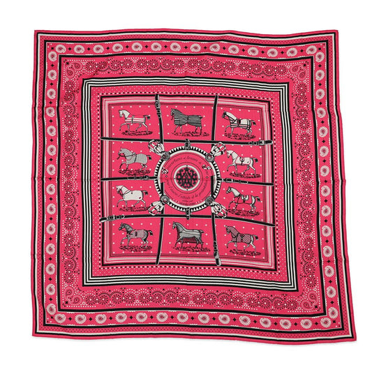 Hermes Shawl Carre 140 Geant Horsewear Bandana Couvertures Et Tenues de Jour