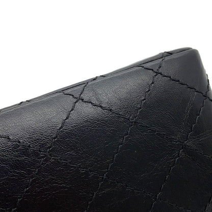 Chanel Chain Shoulder Bag Quilted 2.55 Mini Aged Calf Leather Black — view 8