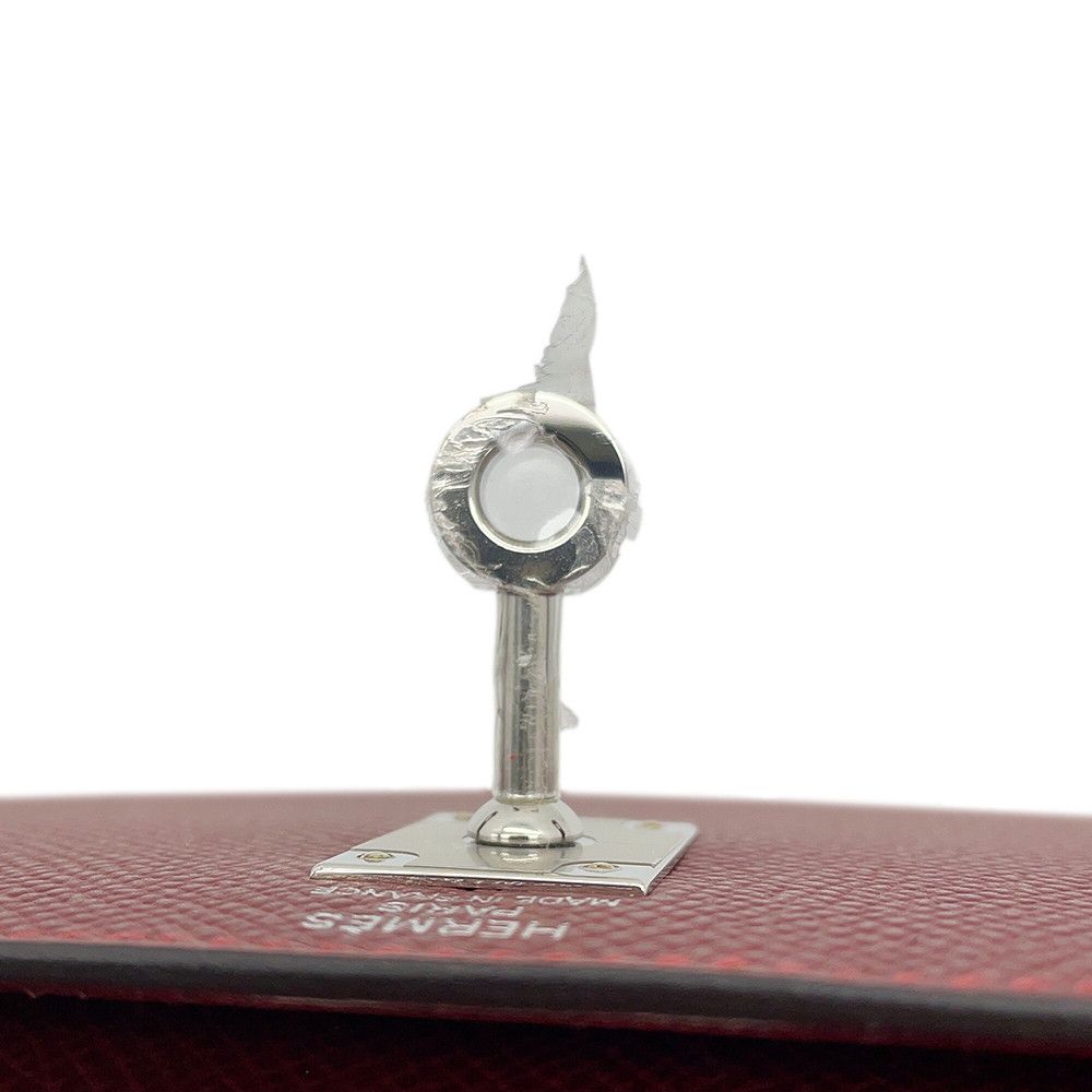Hermes Kelly 25 Sellier Tricolor Rouge Ash Vebelin Gold Silver Epsom 2-Way — view 6