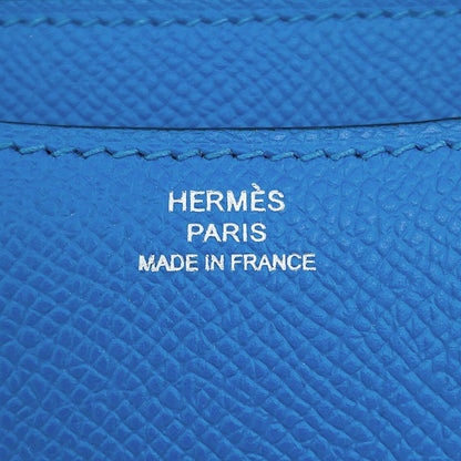 Hermes Shoulder Bag Mini Constance 3 Miroir Blue Hydra Silver Epsom — view 8