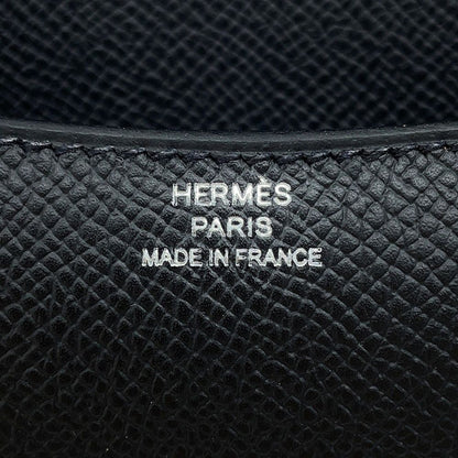 Hermes Shoulder Bag Mini Constance 3 Miroir Black Silver Epsom — view 8
