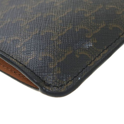 Celine Mobile Pouch Triomphe Canvas &lambskin — view 8