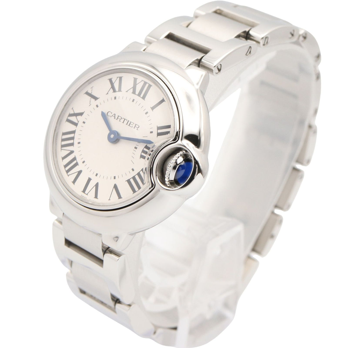 Cartier Watch Baron Blue SM Silver Stainless Steel — view 2