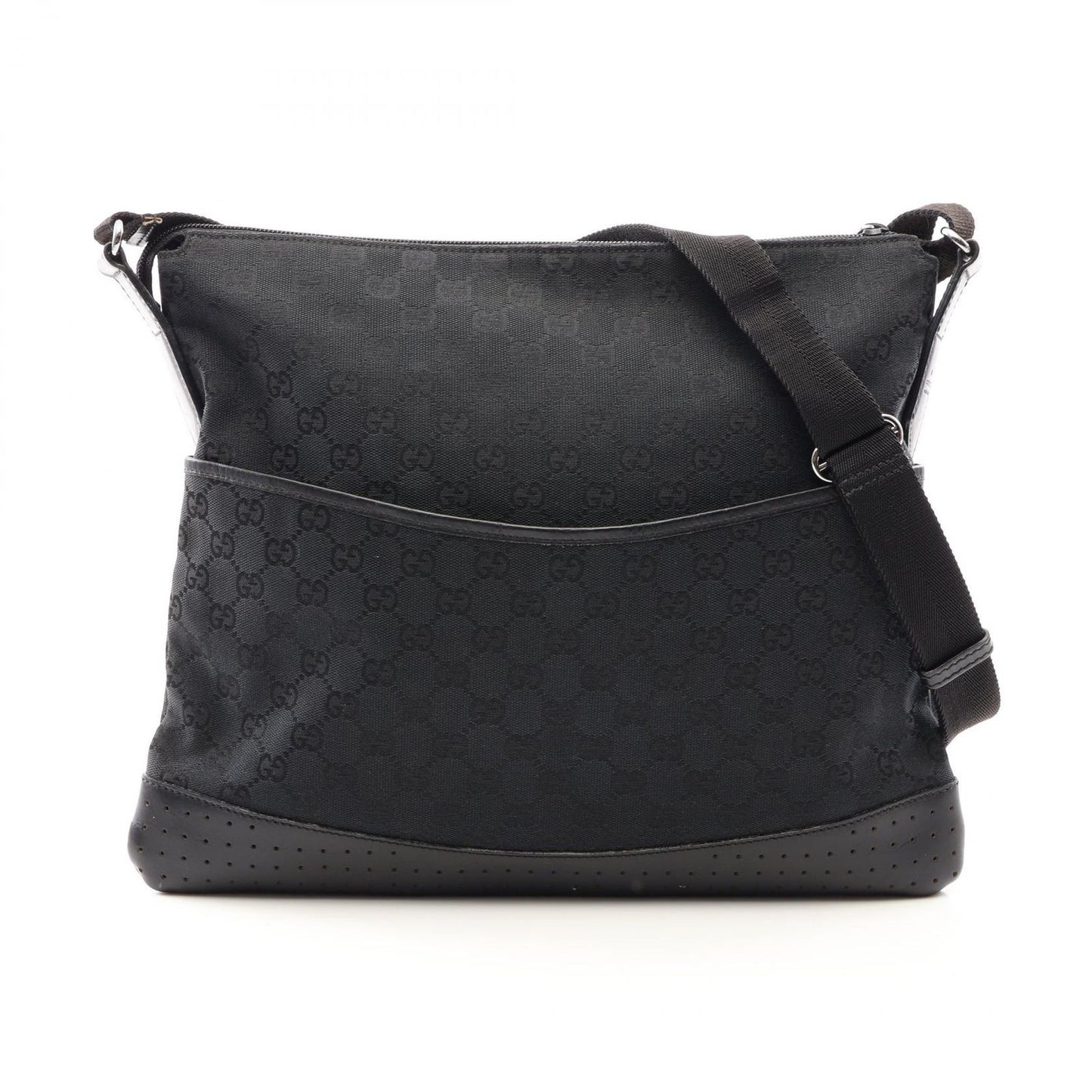 Gucci Shoulder Bag GG Canvas Black