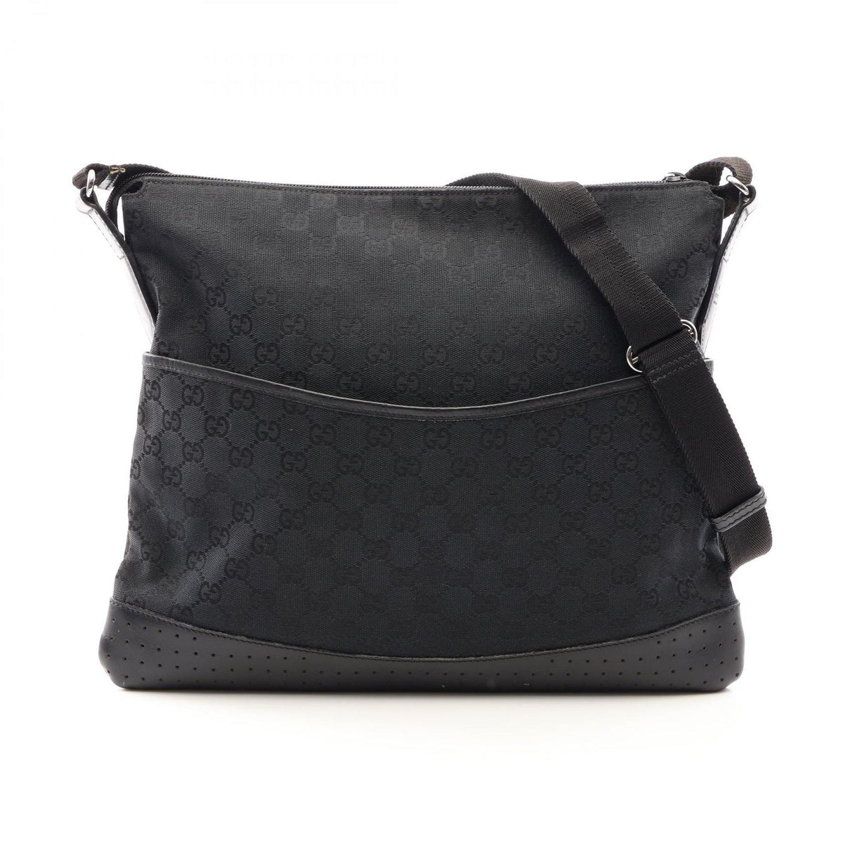 Gucci Shoulder Bag GG Canvas Black