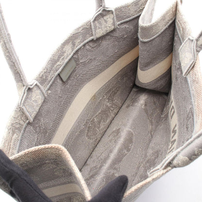 Dior Tote Bag Book Gray White Canvas — view 3