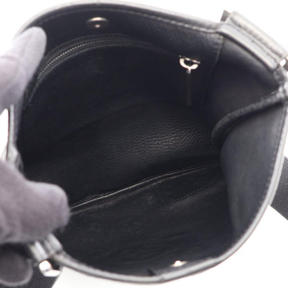 Loewe Shoulder Bag Anagram Black Suede Leather — view 3