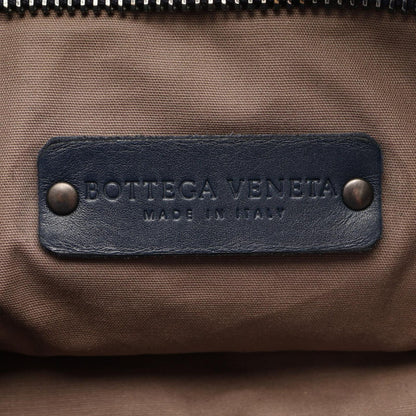 Bottega Veneta Shoulder Bag Intrecciato Navy Leather — view 4