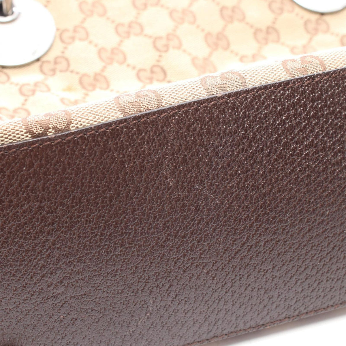 Gucci Tote Bag GG Canvas Beige Brown — view 5
