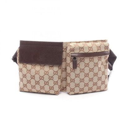 Gucci Waist Bag GG Canvas Beige Brown