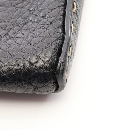 Fendi Shoulder Bag Selleria Black Leather — view 6