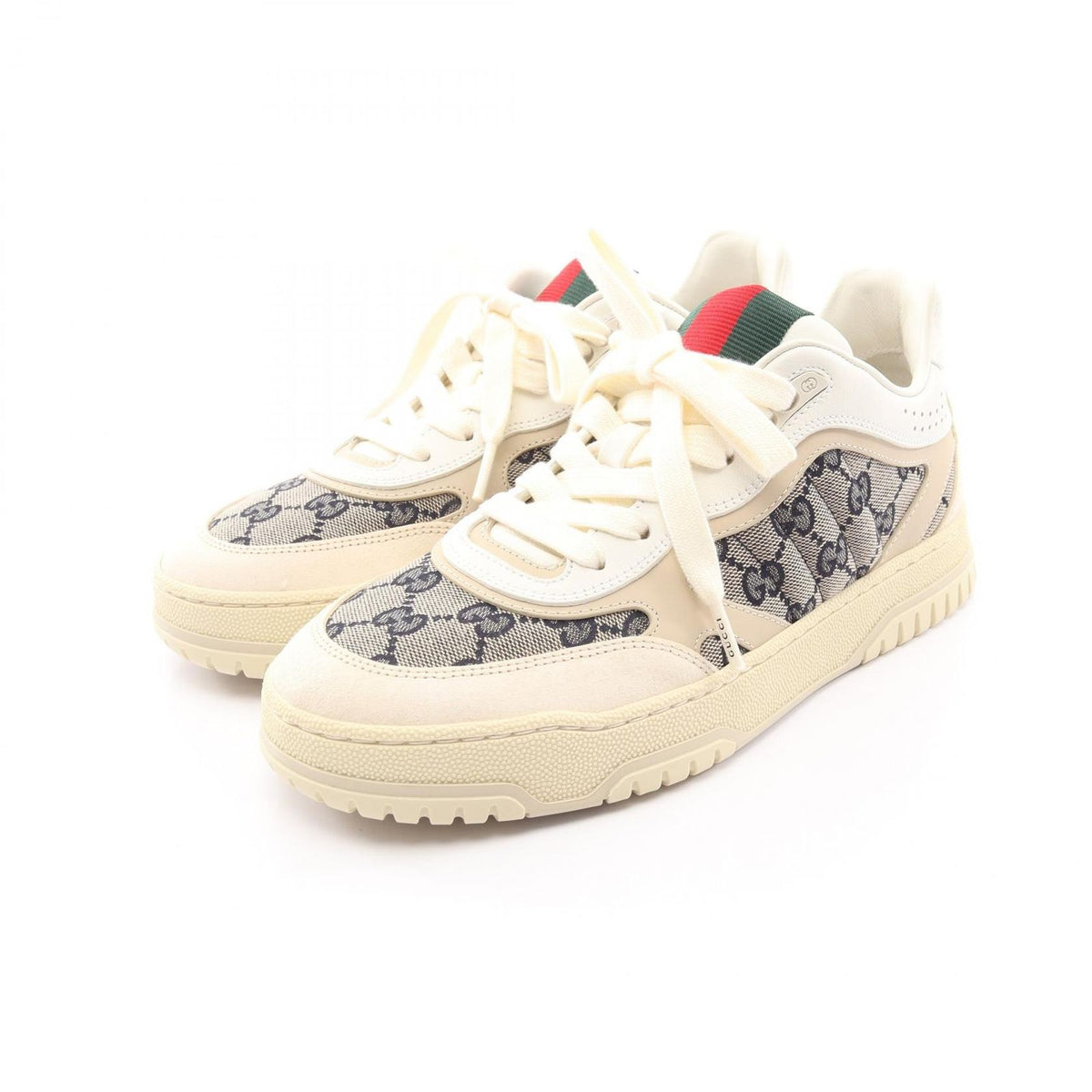 Gucci Sneakers Reweb Leather Canvas