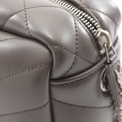 Saint Laurent Paris Shoulder Bag Loulou Gray Leather — view 7