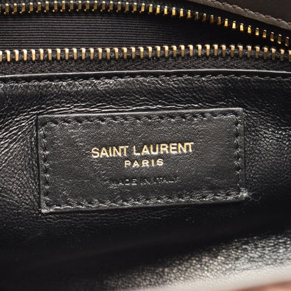 Saint Laurent Paris Shoulder Bag Kate 99 Brown Fabric 99 Chain — view 4