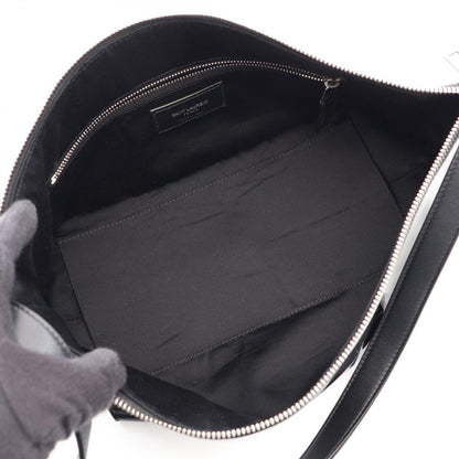 Saint Laurent Paris Shoulder Bag Black Enamel Logo Cross — view 3